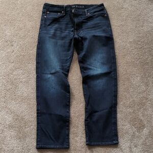 American Eagle Outfitters Men's Deep Indigo Straight Jeans 33x34
